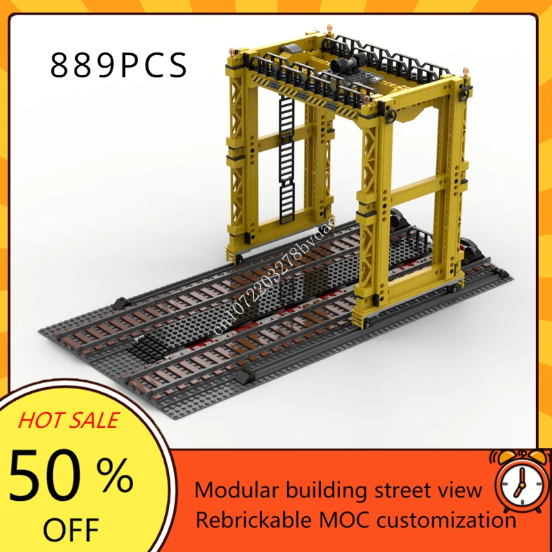 889PCS Railway Overloading Cra - Claw Crane Machine review and price