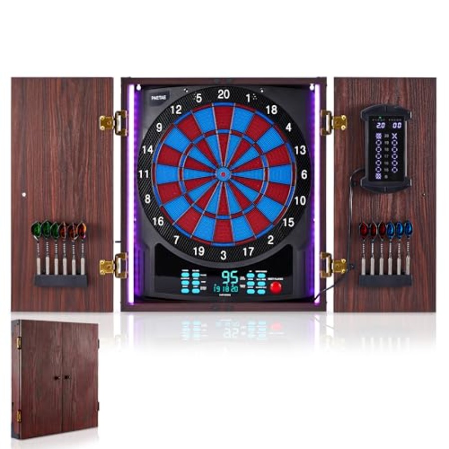 Electronic Dart Board with Cab - Electronic Dartboard Cabinet review and price