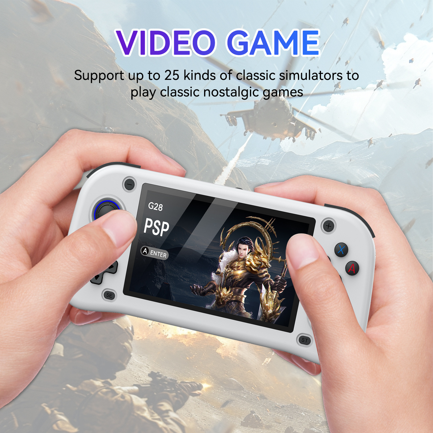 G28 game console 4.3-inch high - Arcade Vibes review and price