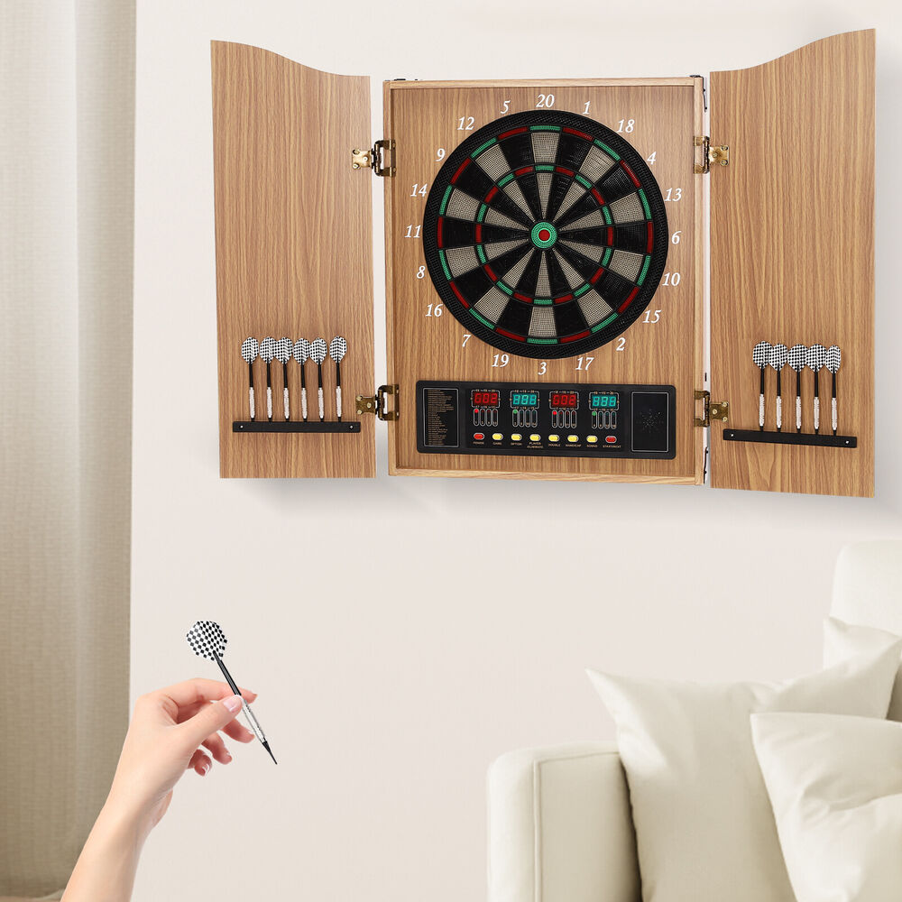 Take Aim Electronic Dart Machi - Electronic Dartboard Cabinet review and price