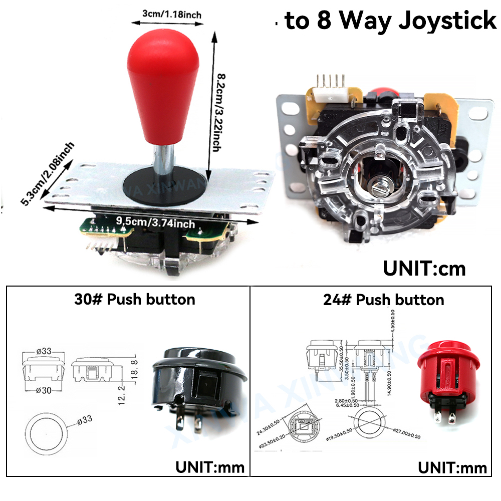 Arcade Joystick Copy SANWA Gam - Arcade Vibes review and price