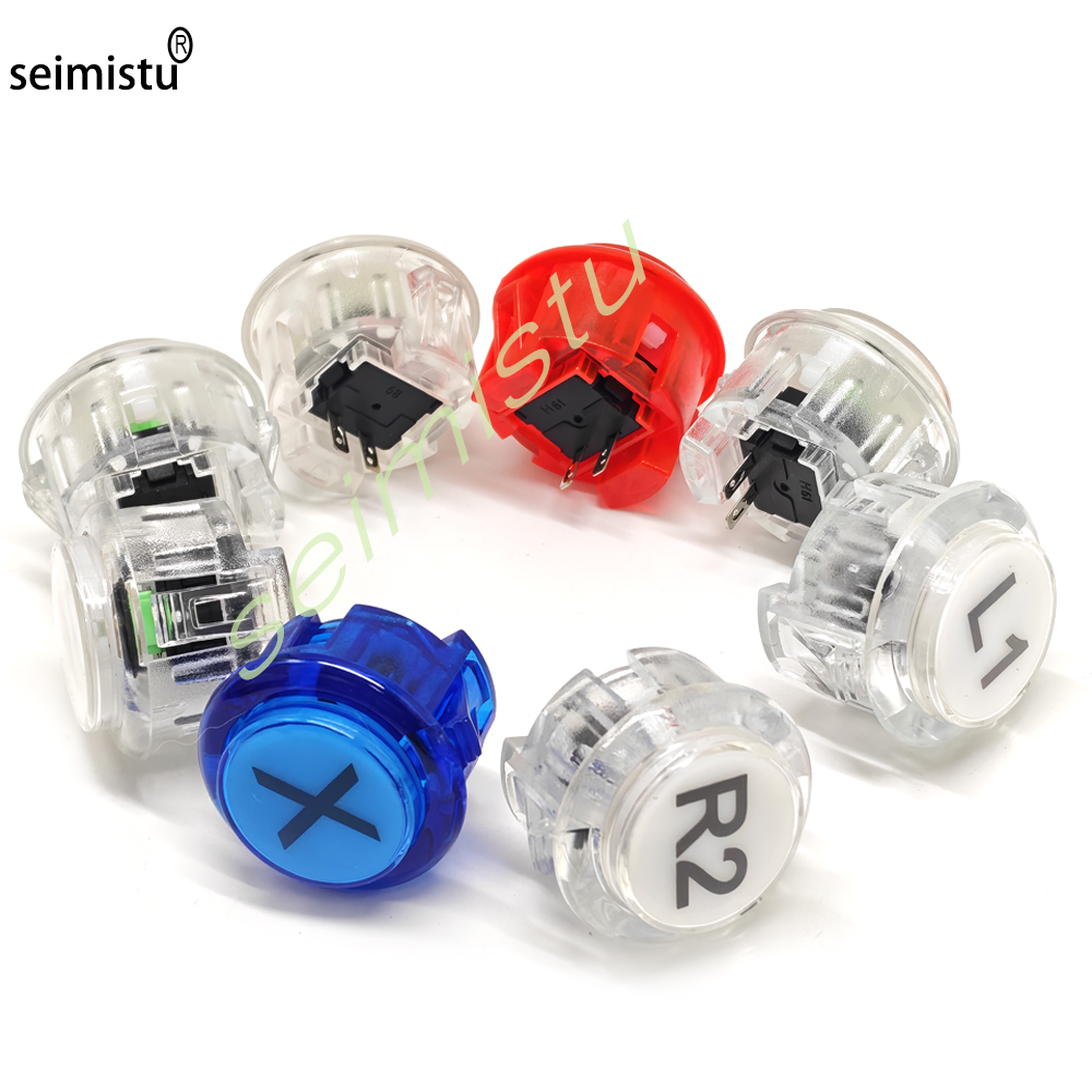 1 pcs Arcade 30mm Clear Push B - Arcade Vibes review and price