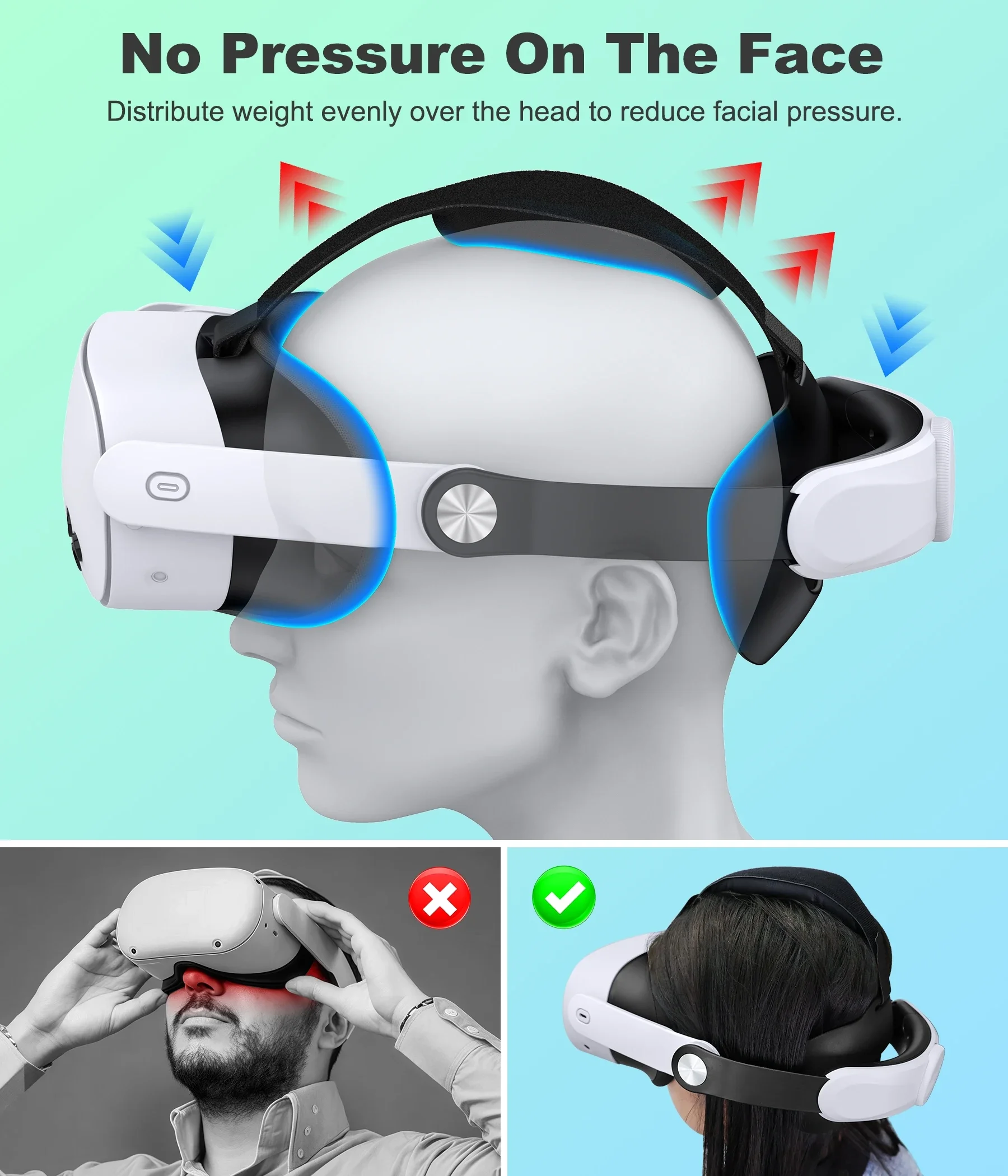 BEBONCOOL Adjustable VR Headba - Arcade Quest review and price