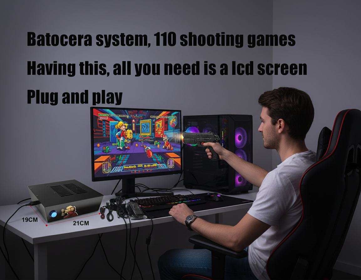 Batocera Game System With Dual - Gun Shooting Arcade review and price