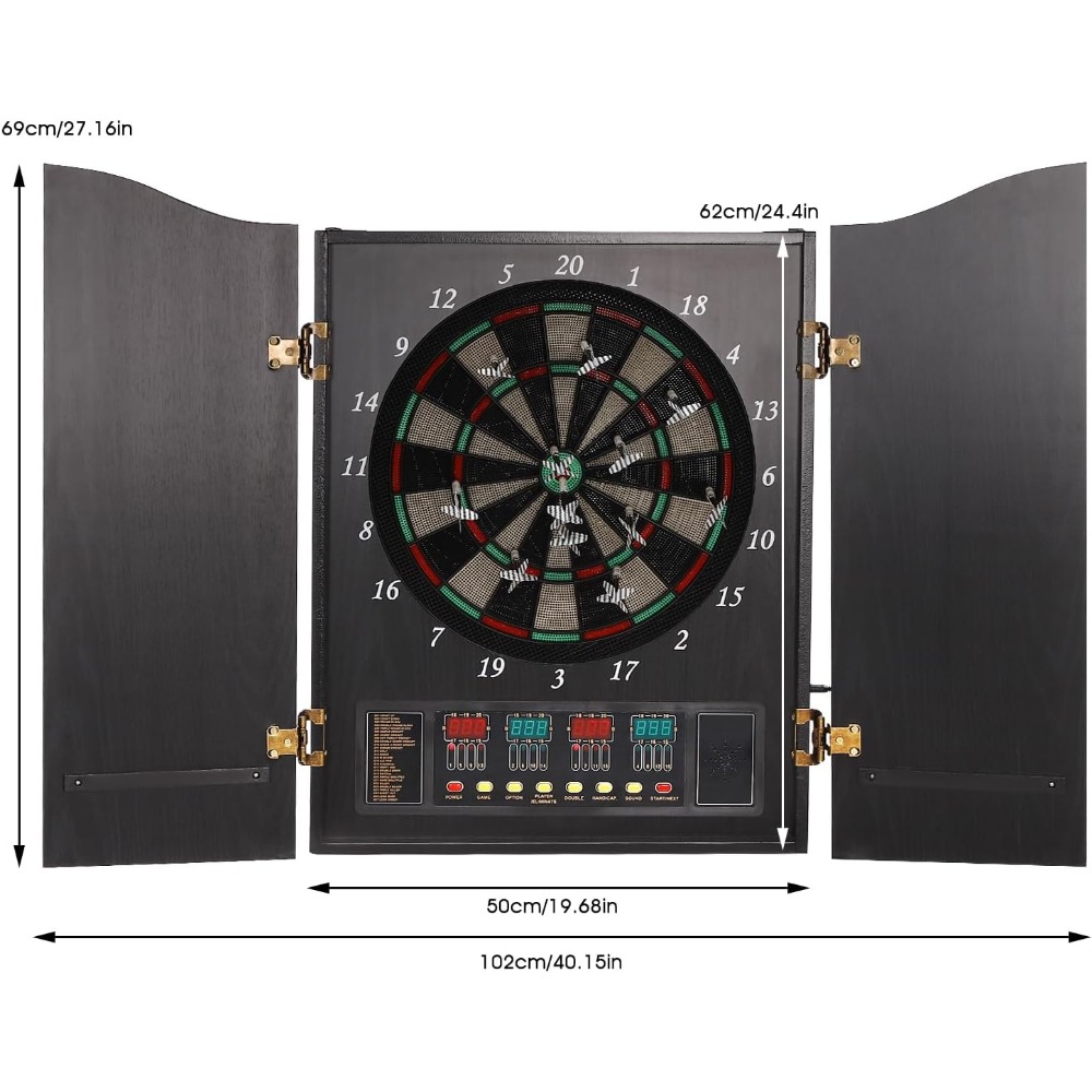 Dartboard Cabinet Set Dart Boa - Electronic Dartboard Cabinet review and price