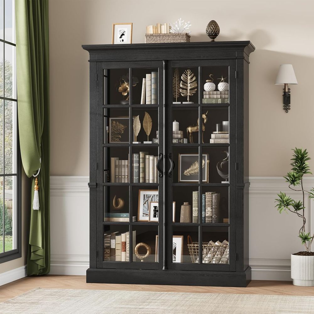 65 Tall Display Cabinet with A - Glass Cabinet Display review and price