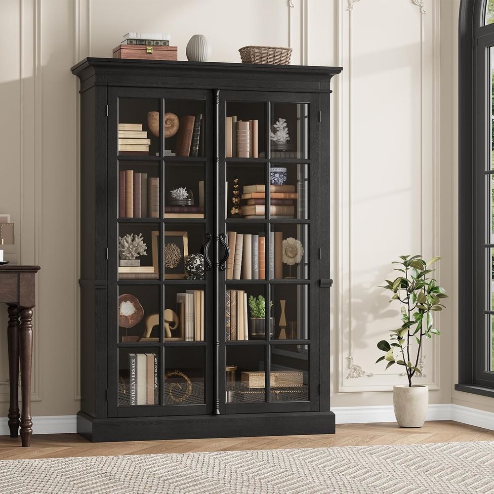 65 Tall Display Cabinet with A - Glass Cabinet Display review and price